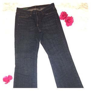 J Crew Bootcut Dark Denim Jeans 30R style #97488